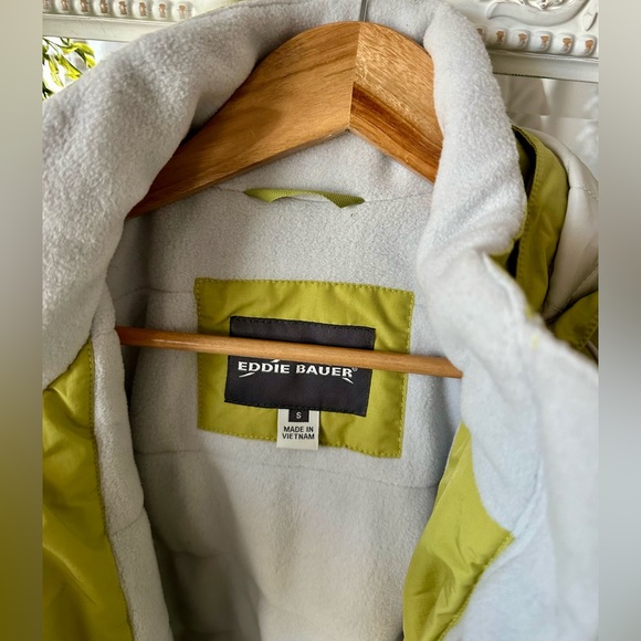 Eddie Bauer Women’s Windfoil Parka Green Winter Jacket Small New - Picture 13 of 14